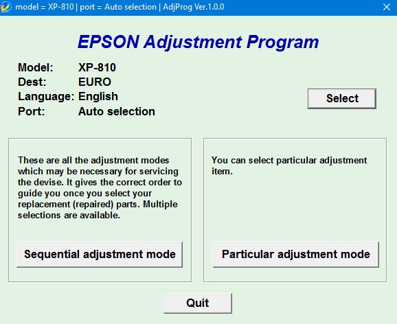 epson adjustment program artisan 810 mac