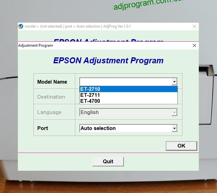 Epson ET 2710 Adjustment Program 【Update 2023】 - Epson Adjustment Program