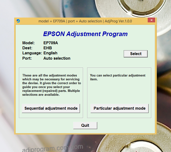 Epson EP-709A Adjustment Program 【Update 2023】 - Epson