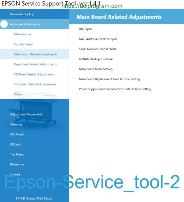 Epson SC-P7500, SC-9500 Series Adjustment Program - Image 4