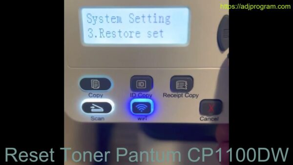 Reset Toner Pantum CP1100DW