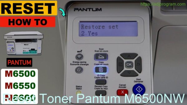 Reset Toner Pantum M6500NW