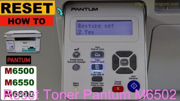 Reset Toner Pantum M6502