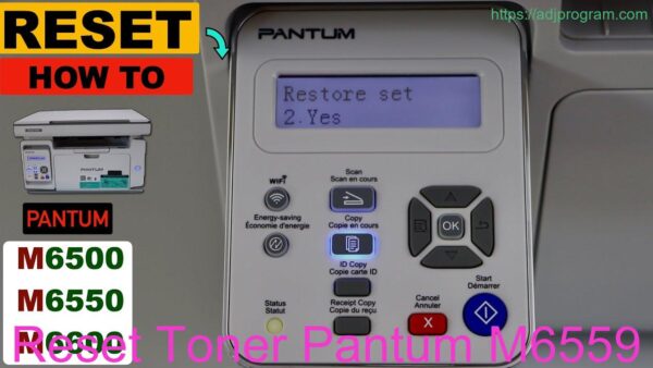 Reset Toner Pantum M6559