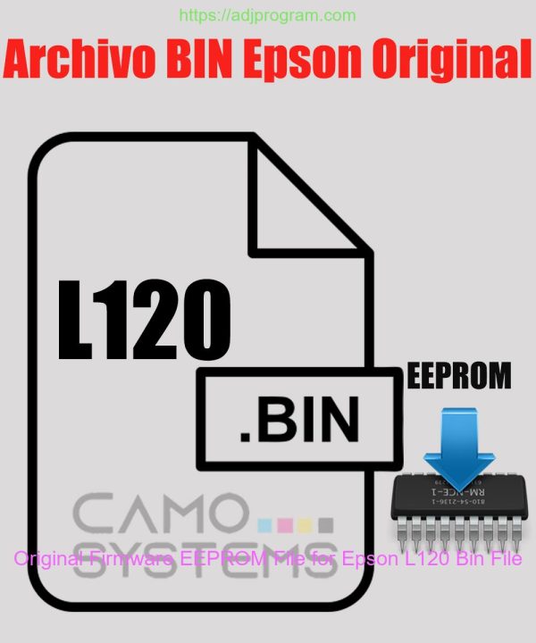 Original Firmware EEPROM File for Epson L120 Bin File