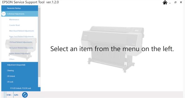Epson P7500 P9500 Adjustment Program