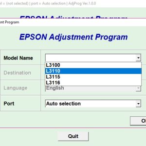 Epson L3100 Adjustment Program Trial Serial Key