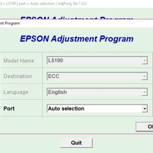 Epson L5190 Adjustment Program Trial Serial Key