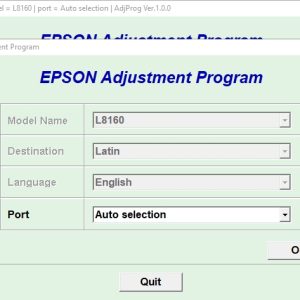Epson L8160 Adjustment Program Trial Serial Key