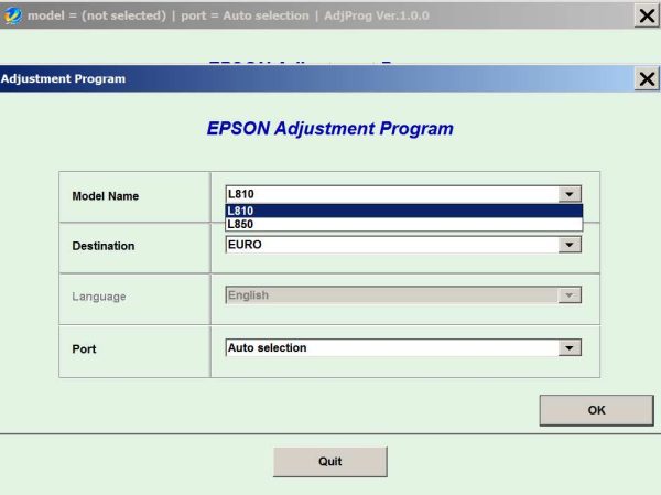 Epson L850 Adjustment Program Trial Serial Key