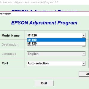 Epson M1100 Adjustment Program Trial Serial Key