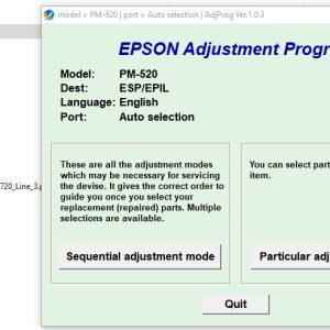 Epson PM 520 Adjustment Program Trial Serial Key