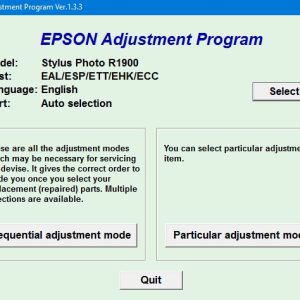 Epson R1900 Adjustment Program Trial Serial Key