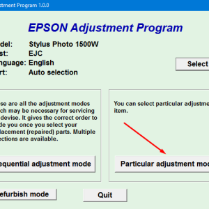 Epson SP 1500W Adjustment Program Trial Serial Key