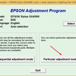 Epson SX 430 Adjustment Program Trial Serial Key