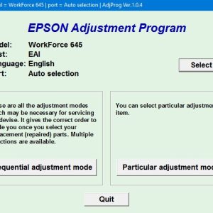 Epson WF 645 Adjustment Program Trial Serial Key