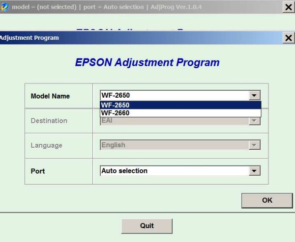 Epson Workforce2650 Adjustment Program Trial Serial Key