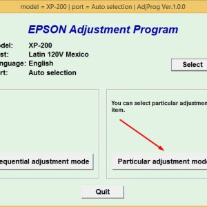 Epson XP 200 Adjustment Program Trial Serial Key