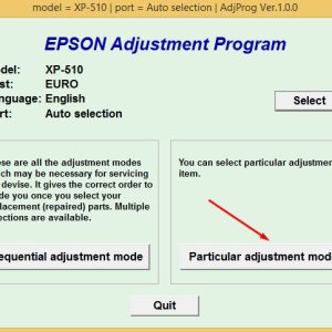 Epson XP 510 Adjustment Program Trial Serial Key