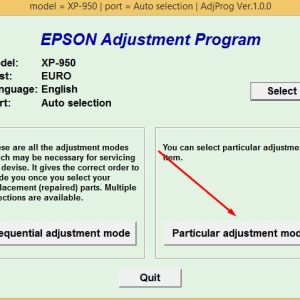 Epson XP 950 Adjustment Program Trial Serial Key