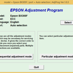 Epson BX305FW+ Adjustment Program Trial Serial Key