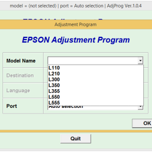 Epson L555 Adjustment Program Trial Serial Key