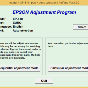 Epson XP 610 Adjustment Program Trial Serial Key