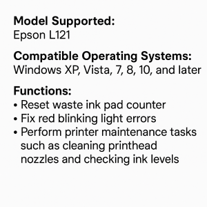 Epson L121 Adjustment Program