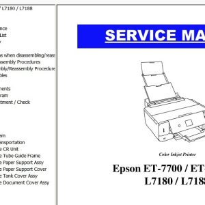 Epson ET-7700, ET-7750, L7180, L7188 Series Service Manual