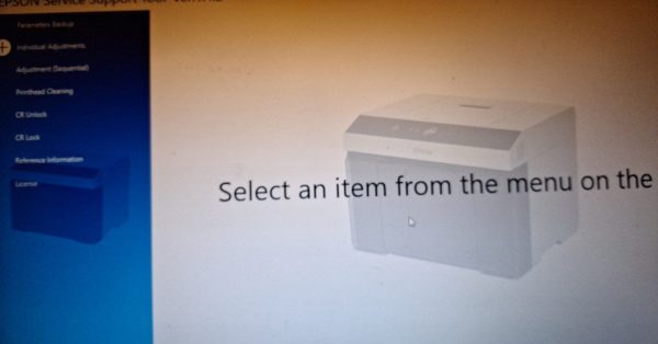 Epson SL-D1000 Series Service Adjustment Program