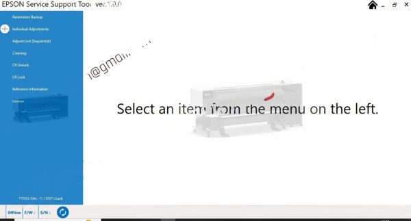 Service Support Tool For Epson SC-F9500
