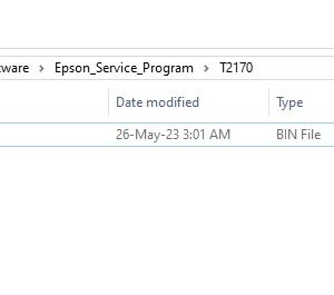 Chipless Epson SC – T2170 Bin File