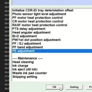 Epson L18050 L8058 L8050 Adjustment Program – AdjProg V1.0.0
