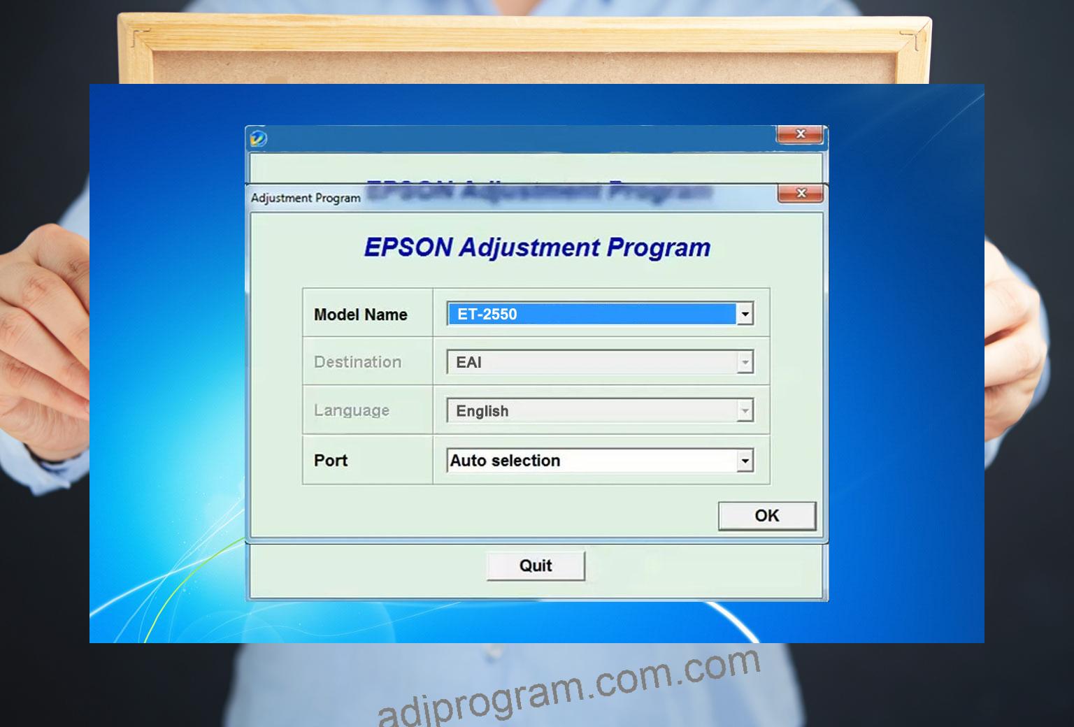 Epson ET-2500 Adjustment Program